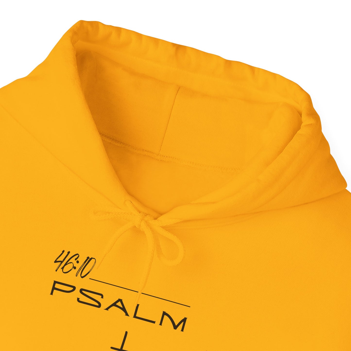 Psalm 46:10 w/ Full Scripture on Back Unisex Heavy Blend™ Hooded Sweatshirt