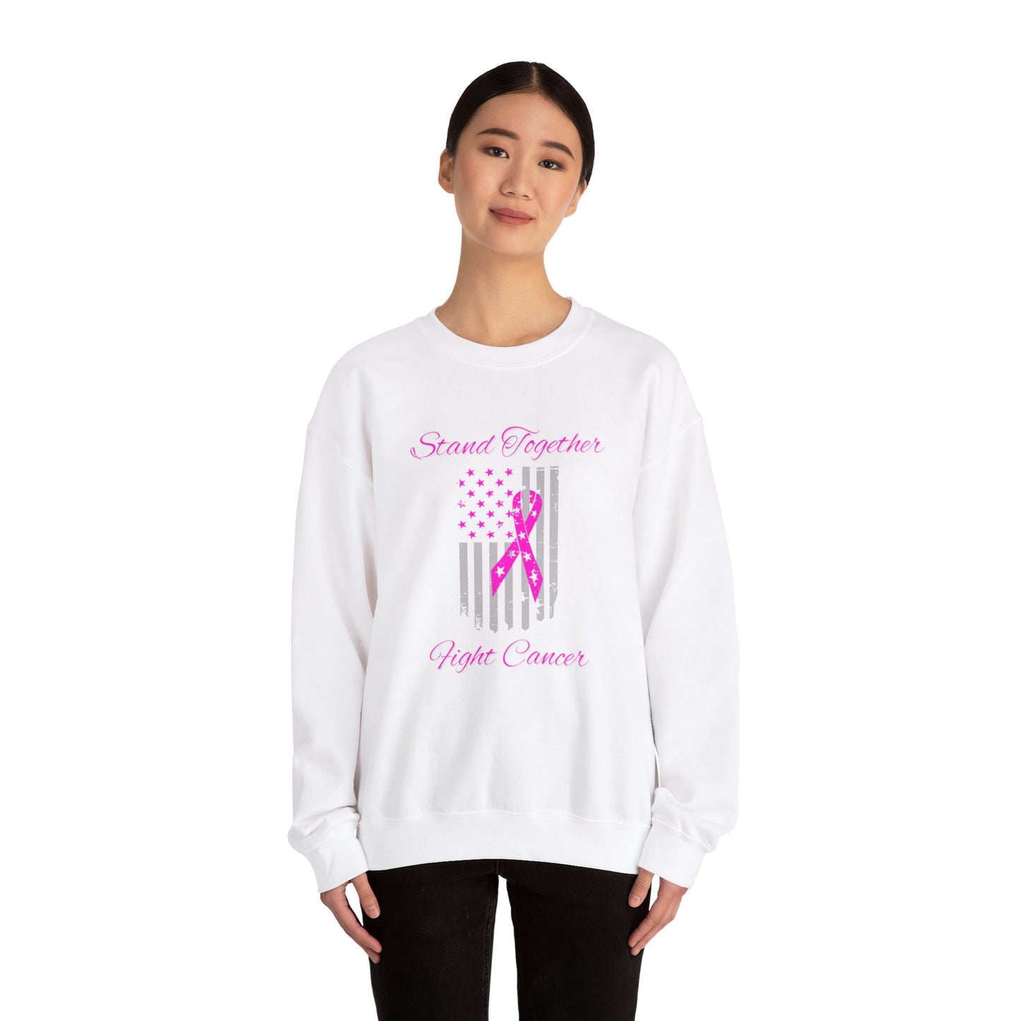 Stand Together Fight Breast Cancer Unisex Heavy Blend™ Crewneck Sweatshirt