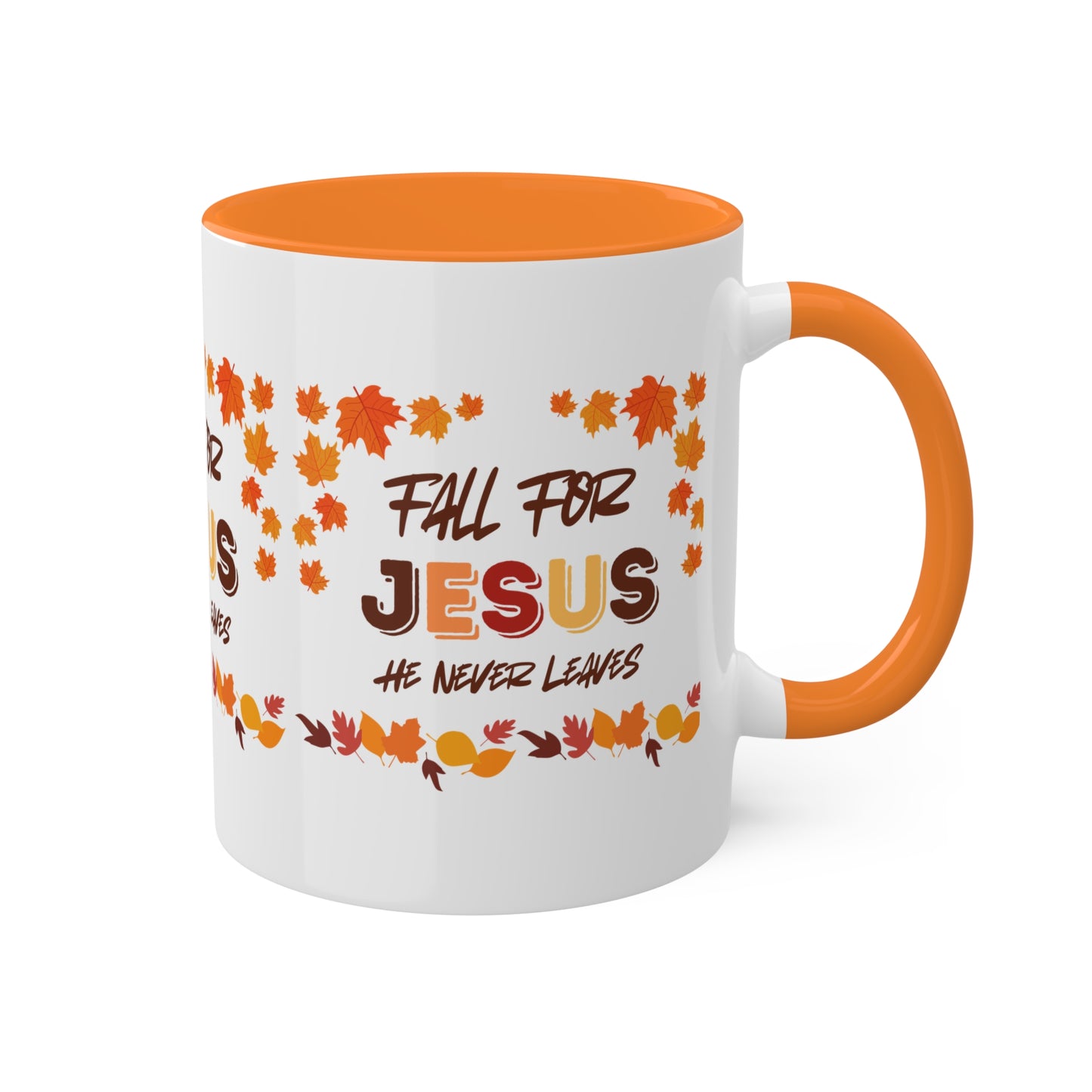 Fall For Jesus Harvest Colorful Mugs, 11oz