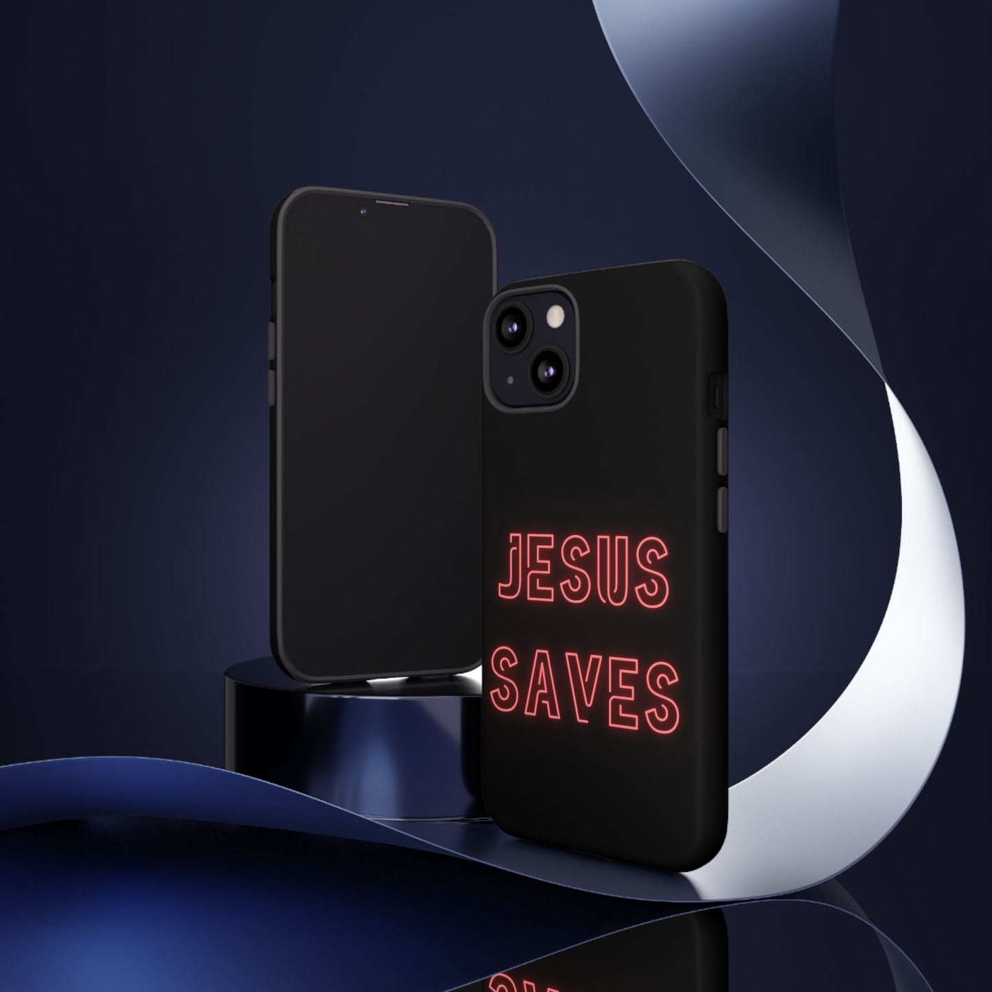 Jesus Saves Neon Signage Tough Cases Iphone Samsung Google